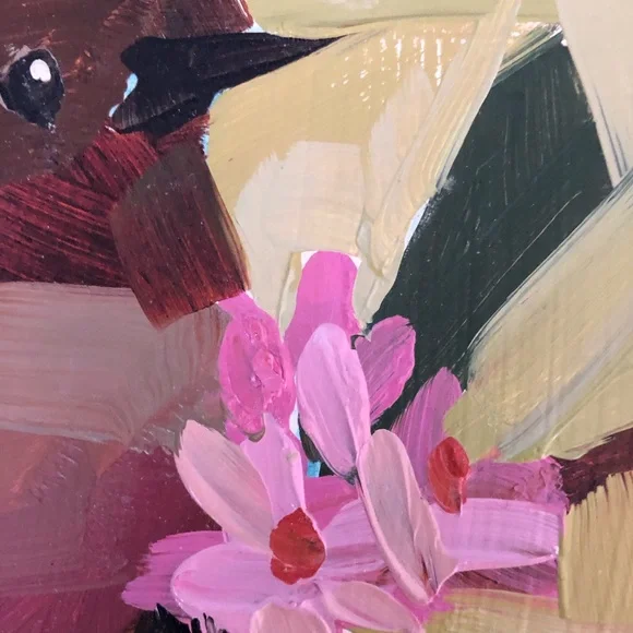 Original oil painting of sweet little Dipper Bird on A-grade composite wood - Picture 2 of 10